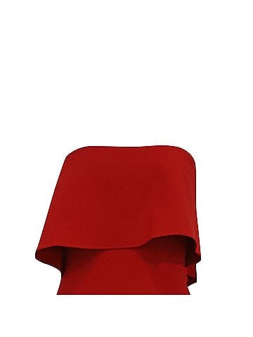 Likely Likely Driggs Strapless Midi Dress in Red Polyester (view 2)