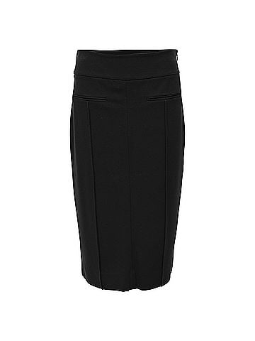 Diane von Furstenberg Diane Von Furstenberg Pencil Skirt in Black Viscose (view 1)