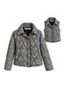 La Fee Maraboutee 100% Polyester 100% Polyester Animal Print Black White Jacket Size 8 - photo 1