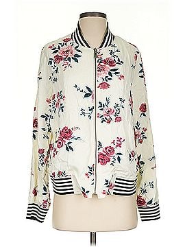 Grace & Lace Floral Bomber jacket Grace &amp; Lace Track Jacket (view 1)