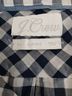 J.Crew Checkered-gingham Blue White Long Sleeve Button-Down Shirt Size XXS - photo 3