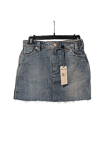 Wrangler x Staud The Mini Denim Skirt (view 1)