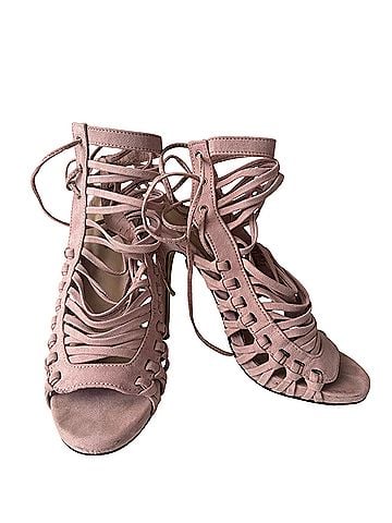 Just Fab Andreja Blush Sandals Heels (view 1)