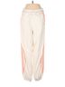 Adidas 100% Polyester Ivory Adidas Track Pants Size S - photo 1