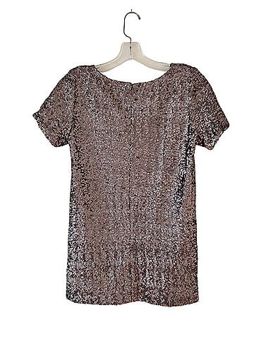 Velvet Short Sleeve Blouse (view 2)