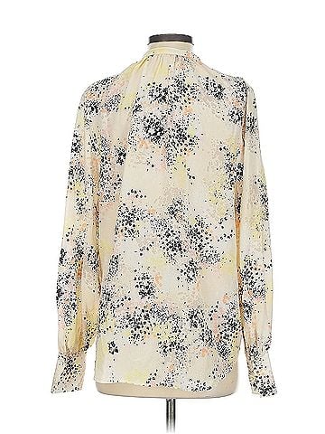 Equipment Equipment Long Sleeve Silk Top (view 2)