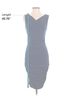 Express 100% Polyester Solid Blue Express Cocktail Dress Size XS - photo 3