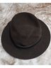 Rag & Bone 100% Wool 100% Leather Brown Hat Size M - photo 5