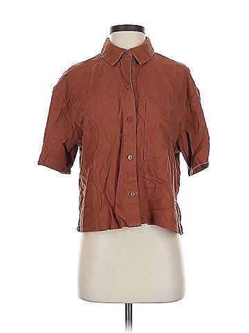 Abercrombie & Fitch Abercrombie &amp; Fitch Short Sleeve Blouse (view 1)