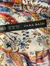 Zara Basic Paisley Ivory Zara Basic 3/4 Sleeve Blouse Size XL - photo 6