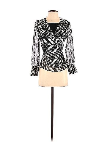 Diane von Furstenberg Diane Von Furstenberg Long Sleeve Silk Top (view 1)