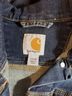 Carhartt Blue Denim Jacket Size S - photo 3