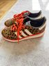 Adidas Animal Print Multi Color Brown Orange Sneakers Size 10 - photo 4
