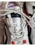 Adidas White Black Red Orange Sneakers Size 10 - photo 9