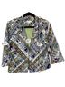 Erin 75% Cotton 25% Spandex 100% Polyester Floral Multi Color Blazer Size L - photo 5