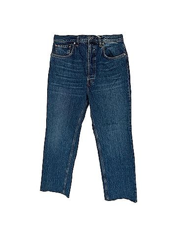 Totême Totême Straight-Leg Jeans in Blue Cotton (view 1)