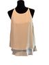 Theory 100% Silk Ivory Sleeveless Top Size L - photo 1