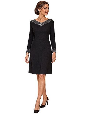St. John Marie Gray Cocktail Dress (view 1)
