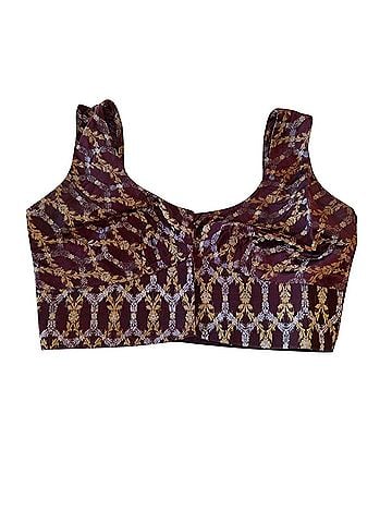 Fabindia Saree Blouse Sleeveless Blouse (view 1)