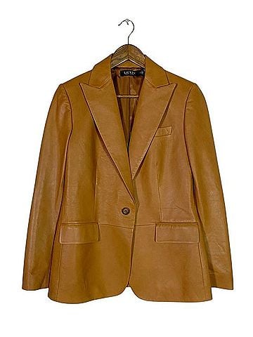 Lauren by Ralph Lauren Lambskin Blazer Blazer (view 1)