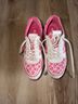 Michael Kors Graphic Pink White Sneakers Size 7 - photo 4