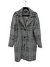 Tahari Plaid Gray Coat Size L - photo 1