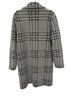 Tahari Plaid Gray Coat Size L - photo 2
