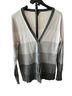 Eddie Bauer Stripes Gray White Cardigan Size L - photo 1