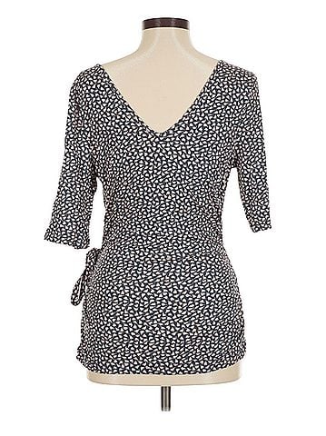 Lascana Wrap Short Sleeve Blouse (view 2)