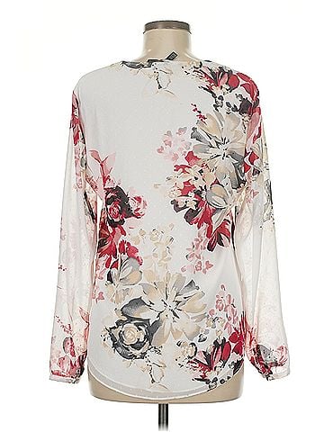 White House Black Market White House Black Market Long Sleeve Blouse (view 2)