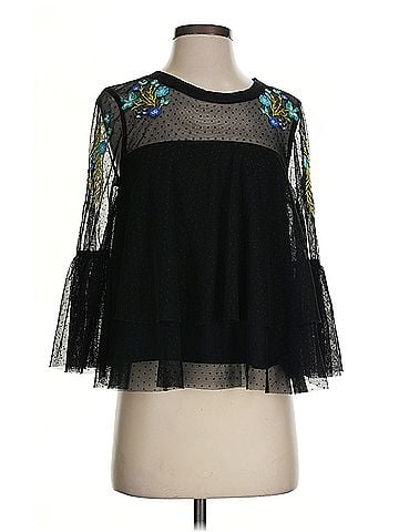 Kaari Blue Kaari Blue 3/4 Sleeve Blouse (view 1)