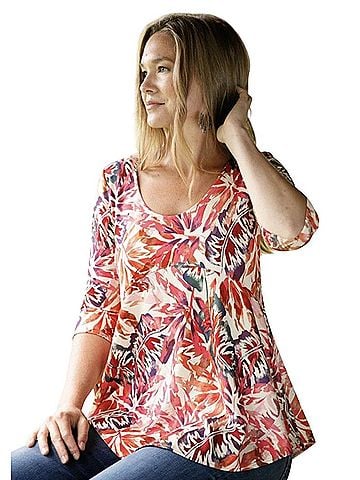 Salaam! suzie 3/4 Sleeve Blouse (view 2)