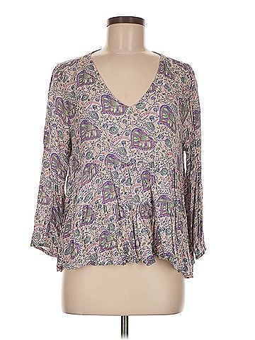 Lucky Brand Blouse Lucky Brand 3/4 Sleeve Blouse (view 1)