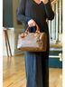 ETRO Paisley Multi Color Brown Leather Tote One size - photo 14