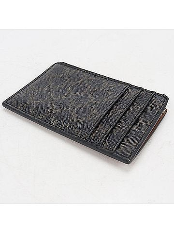 Céline CELINE Celine Wallet/Coin Case 10F992BZ9.04LU Card Holder Fragment Triomphe Canvas Women's Brown (view 2)
