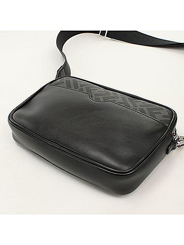 Fendi FENDI Shoulder Bag 7M0286 Camera Case Zucca Men's Black (view 2)