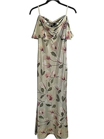 Adrianna Papell printed satin long dress Casual Dress (view 1)