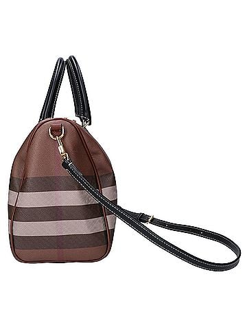 Burberry BURBERRY 8069662 Medium Bowling Bag 2-Way Handbag Brown Gold Hardware Women's (view 2)