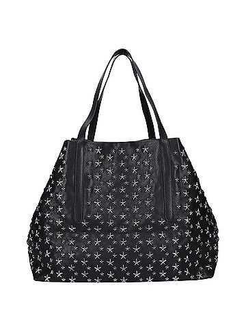 Jimmy Choo JIMMY CHOO PIMLICO Leather Star Studded Tote Bag, Black, Men's (view 1)