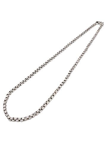 Tiffany & Co. TIFFANY&amp;Co. Tiffany 925 Venetian Link Necklace, Silver, Men's (view 1)