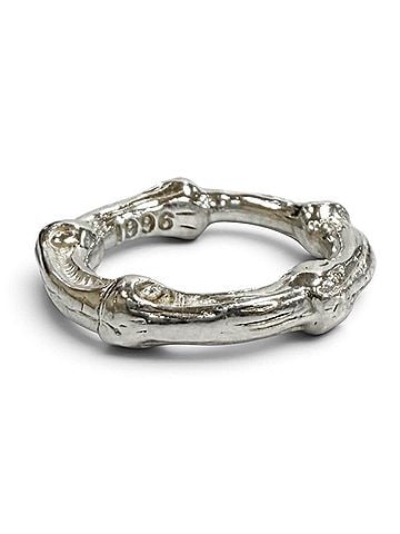 Tiffany & Co. TIFFANY&amp;Co. Tiffany 925 Rare Bamboo Ring, Silver, Weight 4.88g, Women's (view 1)