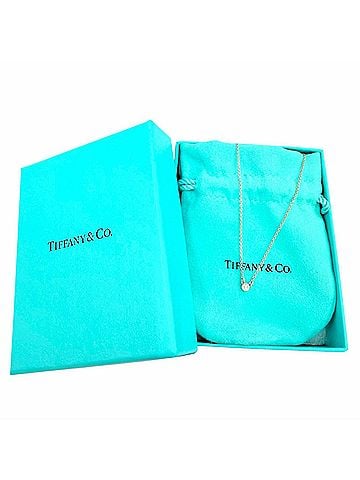Tiffany & Co. TIFFANY&amp;Co. Tiffany &amp; Co. Elsa Peretti Diamond By the Yard Single Pendant AG925 Necklace Silver Weight 1.5g Women's Comes with Box and Dust Bag (view 2)