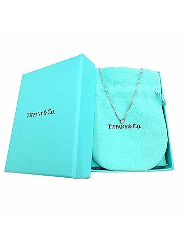 Tiffany & Co. TIFFANY&amp;Co. Tiffany &amp; Co. Elsa Peretti Diamond By the Yard Single Pendant AG925 1P Necklace Silver Weight 1.6g Women's Comes with Box and Dust Bag (view 2)