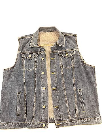 Faded Glory Denim Vest (view 1)