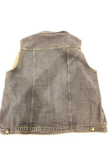 Faded Glory Denim Vest (view 2)