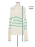 Central Park West Stripes Green Central Park West Pullover Sweater Size M - photo 5