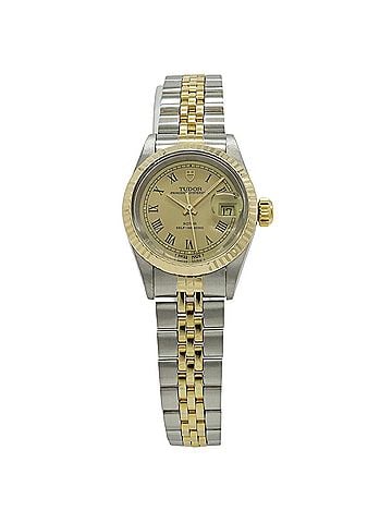 Tudor TUDOR Princess Oysterdate Champagne Dial Ladies' Stainless Steel Automatic Watch 92413N (view 2)