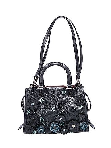 Coach Rogue 25 with Tea Rose Applique Leather Satchel (view 2)