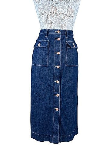 Banana Republic Utility Denim Skirt (view 1)
