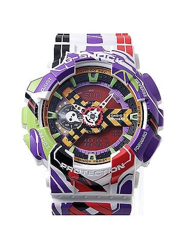 Casio Casio G-SHOCK 1100 SERIES Evangelion Collaboration Model Watch GA-110EVA30-7AJR Multicolor Quartz (view 1)